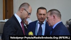 Арсеній Яценюк, Микола Мартиненко та Леонід Кучма в Ялті, 20 вересня 2013 року