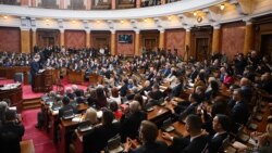 Skupština Srbije tokom rasprave o izveštaju o Kosovu, 2. februar 2023.