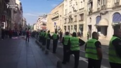 Policijske snage u Ulici Maršala Tita Policijske snage u Ulici Maršala Tita