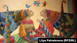 Бобур Исмоилов. "Дуальность". Фрагмент картины