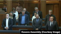 Deset poslanika iz redova srpske zajednice je položilo zakletve u Skupštini Kosova 17. novembra 2022.