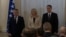 Sarajevo, Bosnia and Herzegovina -- Newly elected members of B&H's Presidency on their inauguration day