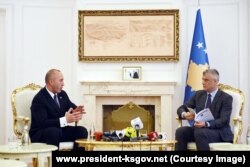 Premijer i predsednik Kosova: Ramuš Haradinaj i Hašim Tači