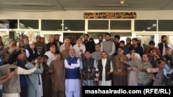 د بلوچستان عوامي پارټۍ خوابدې ډلې د خپل اعلا وزیر جام کمال خان د استعفا لپاره خبري غونډه وکړه: ۲۰۲۱، ۰۵ اکتوبر