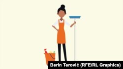 'Druga smjena' zaposlenih žena u BiH