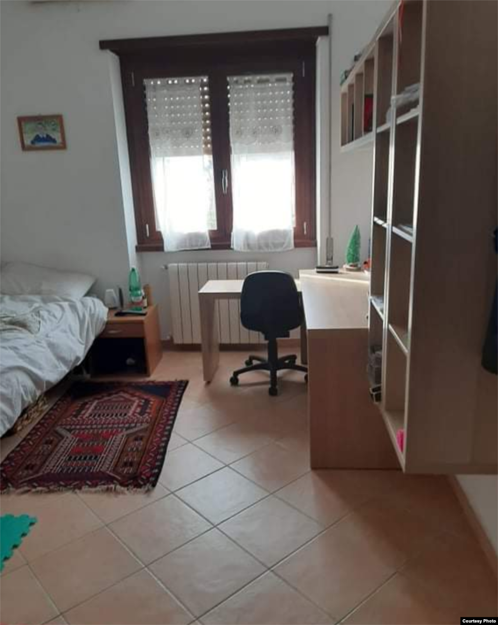 Unul din dormitoarele apartamentului Feliciei Rapciuc