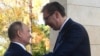 Владимир Путин и Александр Вучич на переговорах в Сочи, 25 ноября 2021 года