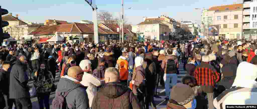 Blokade puteva u Kragujevcu