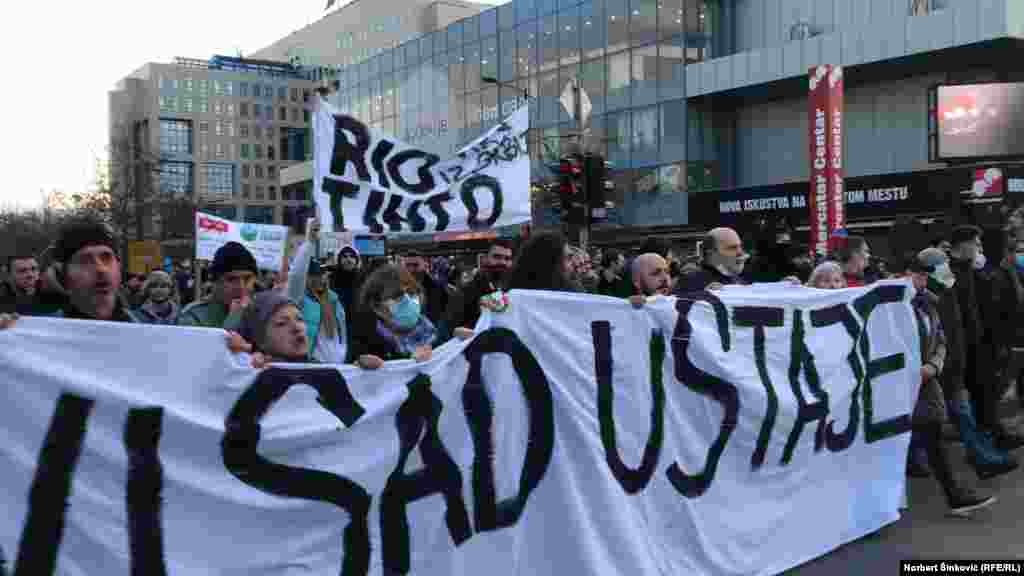 Blokada u Novom Sadu