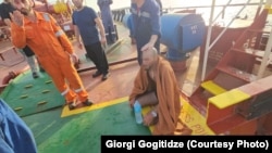 გადარჩენილი მაროკოელი მიგრანტი