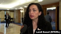 Vjosa Osmani, juni 2025.