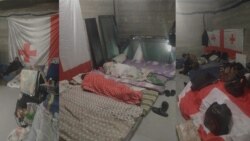 Ukrajinci deportirani iz Rusije zarobljeni u teškim uvjetima na gruzijskom graničnom prijelazu Ukrajinci deportirani iz Rusije zarobljeni u teškim uvjetima na gruzijskom graničnom prijelazu