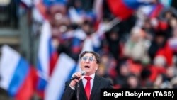 Григорий Лепс на концерте в поддержку Владимира Путина