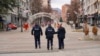 Pripadnici kosovske policije u Severnoj Mitrovici, januar 2024.