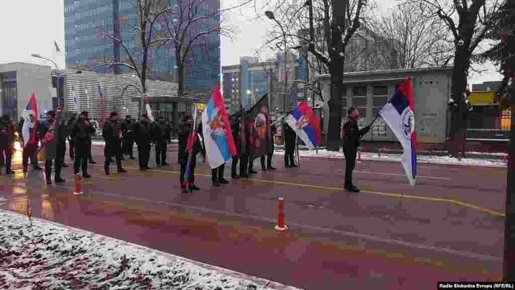 Članovi "Noćnih vukova" Republike Srpske u svečanom mimohodu ulicama Banje Luke. Ruski bajkerski klub "Noćni vukovi", čiji je počasni član i ruski predsjednik Vladimir Putin, na listi je sankcioniranih organizacija u Evropskoj uniji.