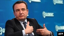 Aljbin Kurti na forumu u Slovačkoj, 31. maj 2023.