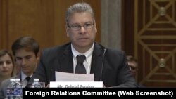 Gabrijel Eskobar pred senatorima, 18. maj 2023.