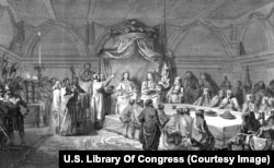 Prikaz ceremonije carskog vjenčanja. Tokom D'Auterocheovog putovanja carstvom je vladala Elizabeta.