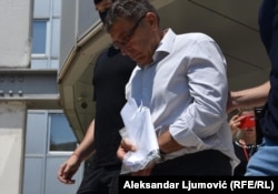 Vaso Ulić koji je uhapšen u policijskoj akciji 17. jula 2024. u Crnoj Gori, zbog sumnje da je član organizovane kriminalne grupe osumnjičene za šverc 2,5 tona kokaina. Podgorica 17. jula