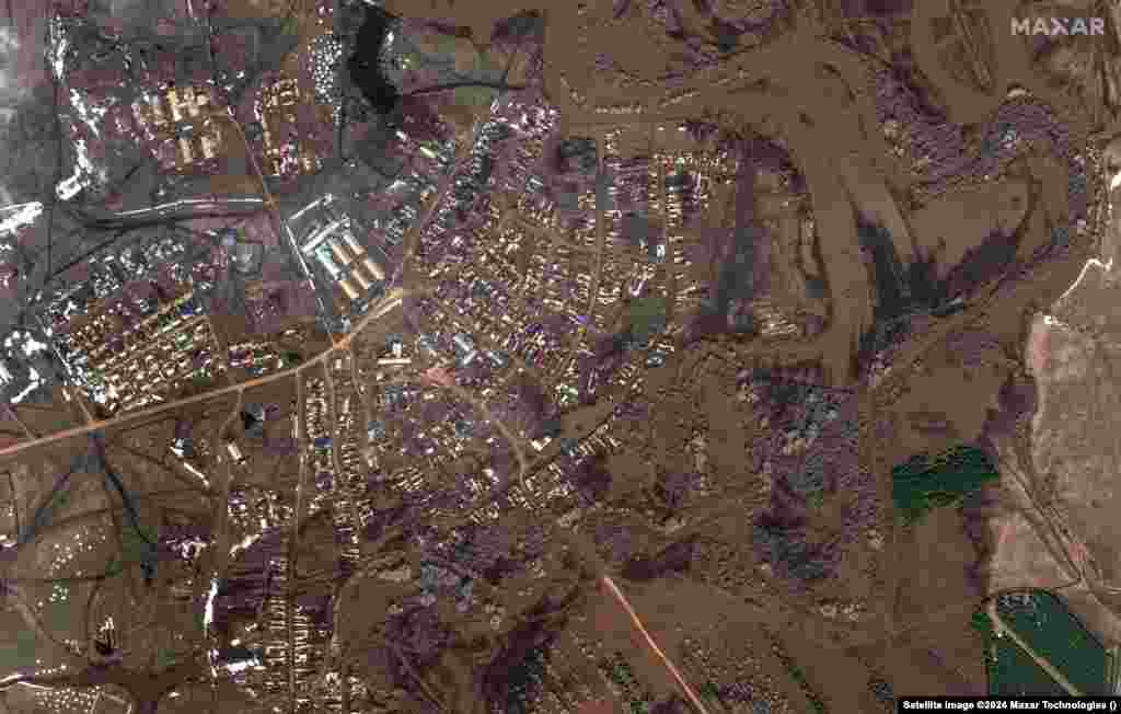 Izlijevanje rijeke Buzuluk u Andrejevki. 