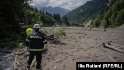 შოვში მომხდარი სტიქიური უბედურების ზონა