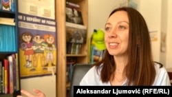 Oksana Kiaško iz ukrajinskog centra Dobro djelo u Podgorici