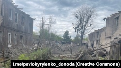 Наслідки обстрілі Торецька, травень 2023 року