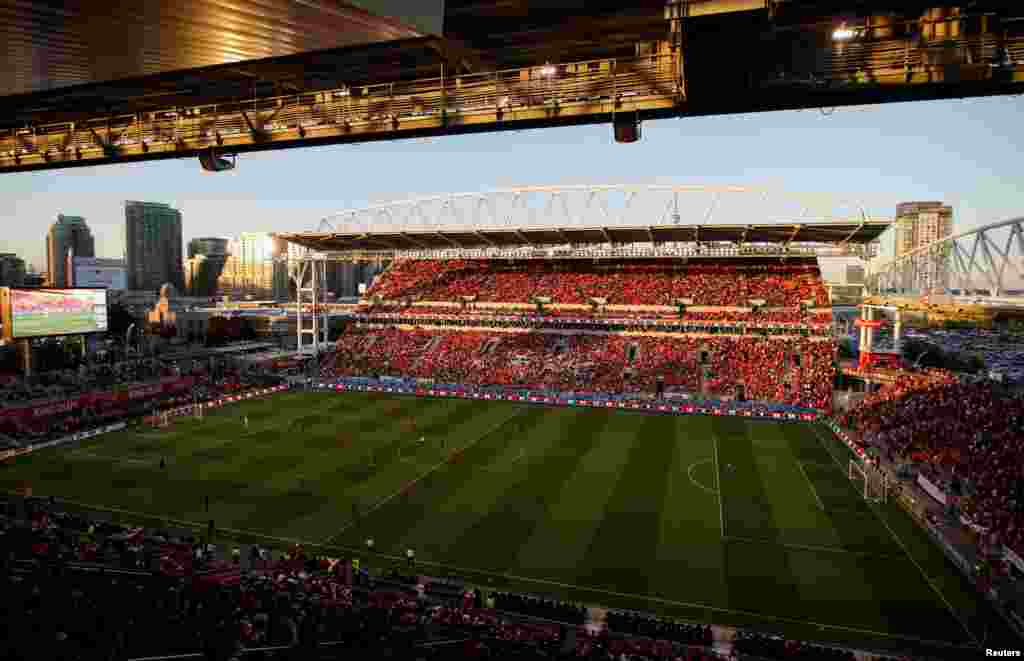 BMO Field, ტორონტო, კანადა ტევადობის მიხედვით სიაში ბოლო ადგილს ტორონტოს 30 ათასიანი სტადიონი BMO Field-ი იკავებს. 2007 წელს ეს არენა 20-წლამდელთა მსოფლიო ჩემპიონატის ერთ-ერთი მასპინძელი იყო. რეკონსტრუქციის ფარგლებში აღმოსავლეთ ტრიბუნაზე ადგილების დამატება და საერთო ტევადობის 46 ათასამდე გაზრდა იგეგმება.