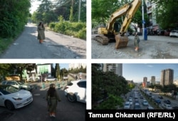 გაფუჭებული ტროტუარი (თუ საერთოდ არის), "ზებრას" გარეშე გადასასვლელი - მარიამის გზის ყოველდღიური საფრთხეებია