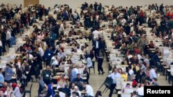 Jedan od centara za prebrojavanje glasova, Ankara, 14. maj 2023.