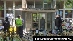 Ulaz u školu "Vladislav Ribnikar", maj 2023.