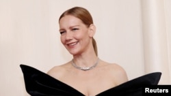 Актрисата Сандра Хюлер на наградите "Оскар", които се проведоха на 10 март, 2024г.