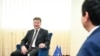 Specijalni predstavnik EU za dijalog Srbije i Kosova Miroslav Lajčak na sastanku sa premijerom Kosova Aljbinom (Albin) Kurtijem u Prištini, 11. maj 2023. 