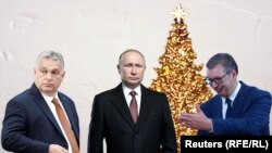 S leva na desno: mađarski premijer Viktor Orban, ruski predsednik Vladimir Putin i predsednik Srbije Aleksandar Vučić (foto ilustracija)