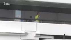 Яхта "Шехерезада" в порту Каррары, Италия Яхта "Шехерезада" в порту Каррары, Италия