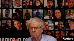 Bivši predsjednik izraelskog Vrhovnog suda, Aharon Barak, optužuje Hamas za zločine protiv čovječnosti i poziva međunarodnu zajednicu da preduzme akciju u Tel Avivu, Izrael 3. novembra 2023.