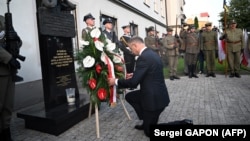 Анджей Дуда на памятном мероприятии в 85-ю годовщину начала Второй мировой войны, Велюнь, 1 сентября 2024 года