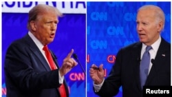 Republikanski predsednički kandidat Donald Tramp i demokratski Džo Bajden