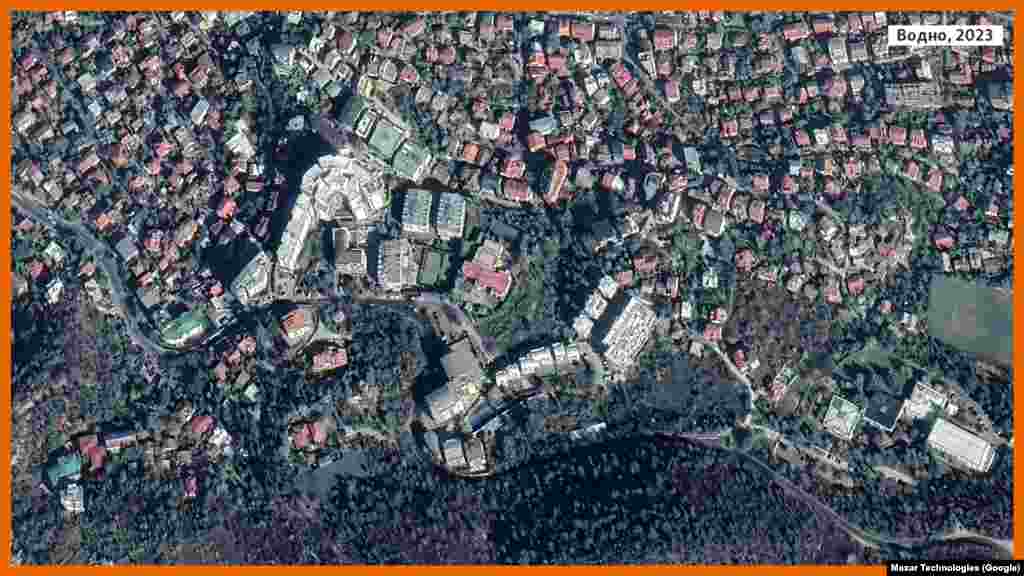 Šuma Vodno. Betoniranje i bagere zaustavio je Ustavni sud posljednjom odlukom kojom je ukinut Detaljni urbanistički plan za Staro Vodno, Donje Vodno, Malo Kurilo, Zavod za medicinsku rehabilitaciju. Time je poručio "stop" novim građevinskim rješenjima, ali stara i dalje vrijede. Slučaj "Trgovi na Vodnom", u kojem su osuđeni bivši premijer Nikola Gruevski, njegov rođak i bivši šef tajne policije Sašo Mijalkov i biznismen Orce Kamčev, ostaće upamćen kao jedan od najvećih skandala u vezi sa urbanizacijom planine.