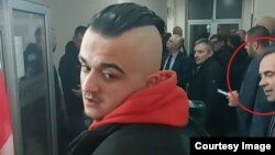 Aleksandr Studenikin na predizbornom skupu SPS u Zaječaru, novembar 2023. Printscreen. Izvor: https://www.glas-zajecara.com/