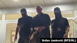 Privođenje Milivoja Katnića nakon hapšenja 14. aprila 2024.