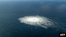 Western officials blamed Russia for the September 26 incident, which all but destroyed the twin pipelines at a spot just east of a Danish island called Bornholm. The explosions were discovered as residual gas in the pipelines bubbled up to the surface.