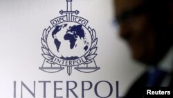 Logo Međunarodne policijske organizacije (INTERPOL), Singapur, 30. septembar 2014.