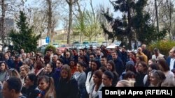 Skup podrške Dinku Gruhonjiću u Novom Sadu, 27. mart 2024.