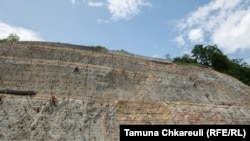 ფერდობის გამაგრების სამუშაოები