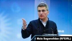 პარლამენტის ფრაქცია „ქართული ოცნების“ თავმჯდომარე მამუკა მდინარაძე 