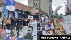 Protest pripadnika ultradesničarskih i huliganskih grupa u Beogradu protiv festivala Mirëdita Dobar dan