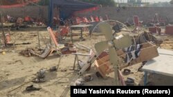 Mesto terorističkog napada u gradu Badžur na severozapadu Pakistana, 30. jul. 2023. 