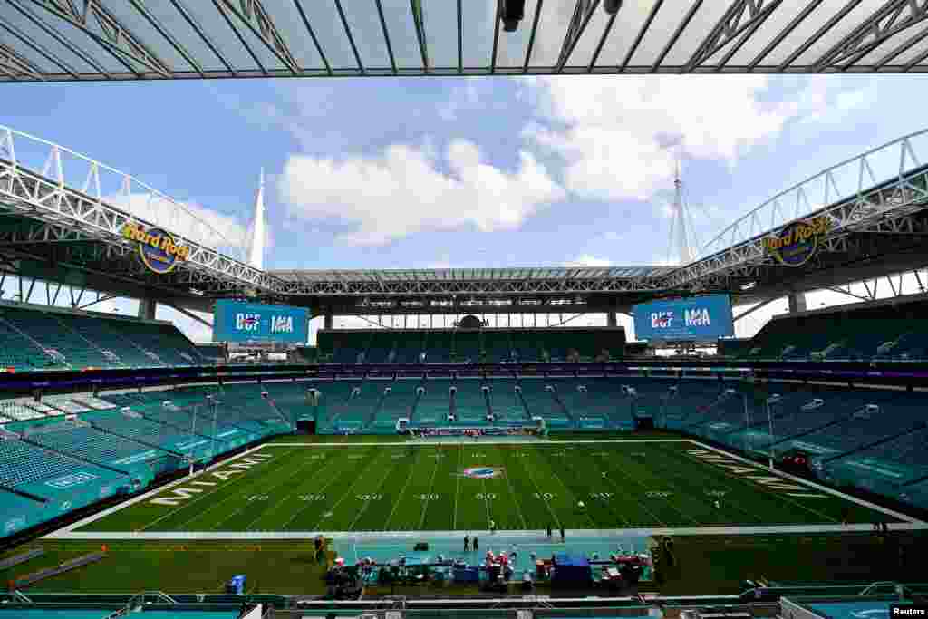 Hard Rock Stadium, მაიამი, აშშ მაიამის მრავალფეროვან, მდიდარ ისტორიას ბევრი აქვს საერთო ფეხბურთთან. „ჯადოსნურ ქალაქს“ თავისი წარმომადგენელი ფაქტობრივად ამერიკის ყველა საფეხბურთო ლიგაში ჰყავს. მათ შორისაა დევიდ ბექჰემის „ინტერ მაიამი“, რომელიც MLS-ს 2020 წლიდან შეუერთდა