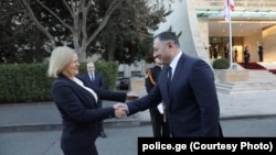 გერმანიის და საქართველოს შინაგან საქმეთა მინისტრები თბილისში. 19 დეკემბერი, 2023 წელი.